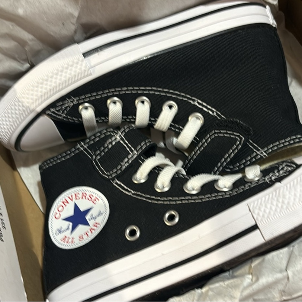 Converse Kids Black and White High-Tops